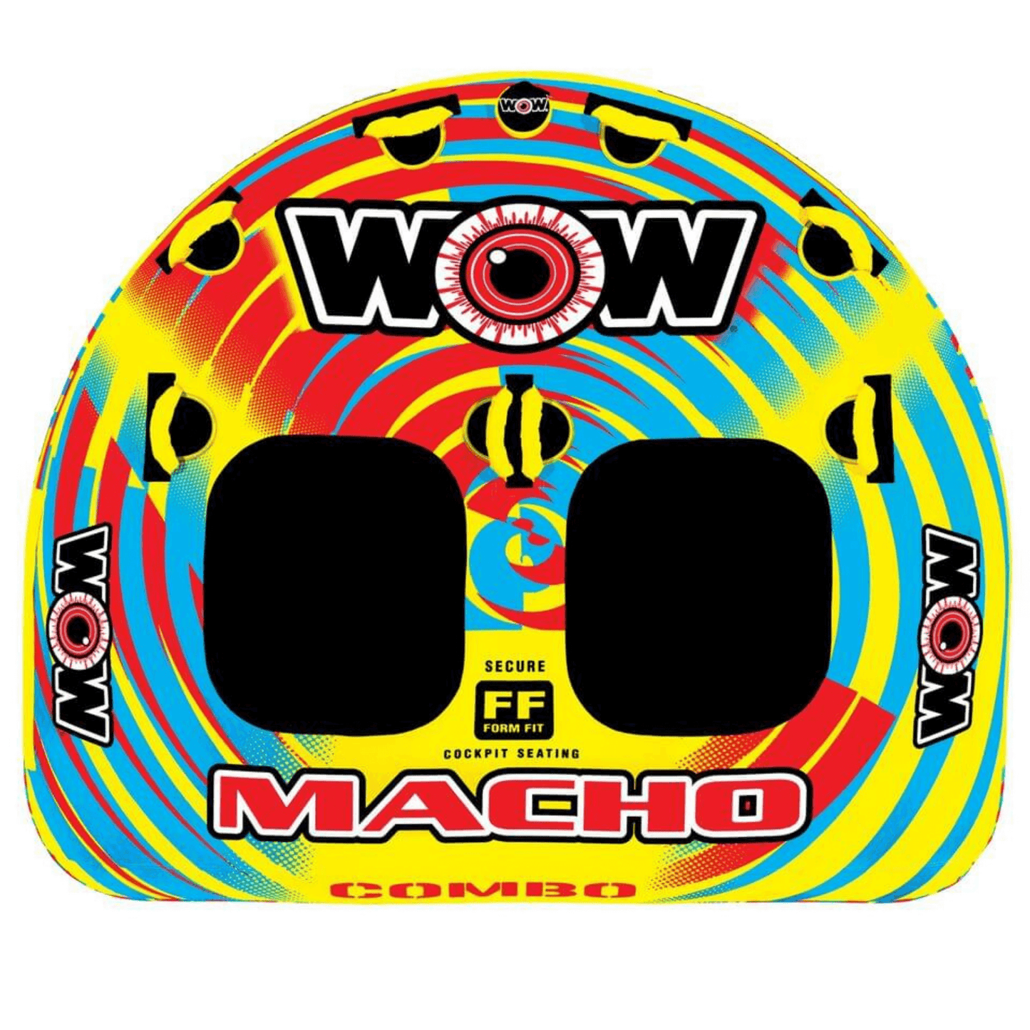 WOW Watersports Macho Towable Water Tube with Multiple Riding Positions