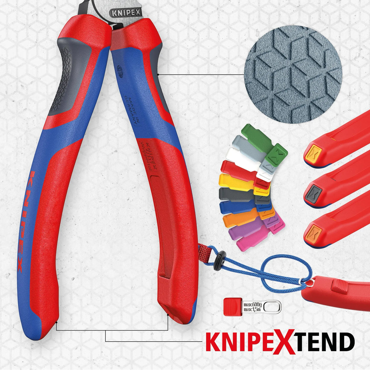 Knipex Needle Nose Combination Pliers 7 1/4" 08 22 185