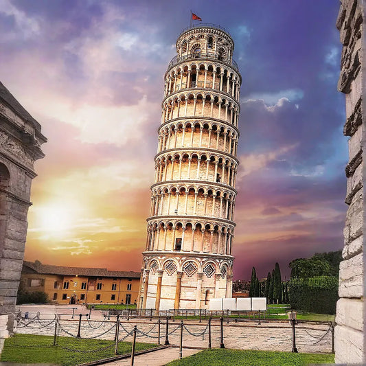 1000 Piece Jigsaw Puzzles, Pisa Tower, Leaning Tower of Pisa Puzzle, Tuscany Italy Puzzle, Adult Puzzles, Trefl 10441