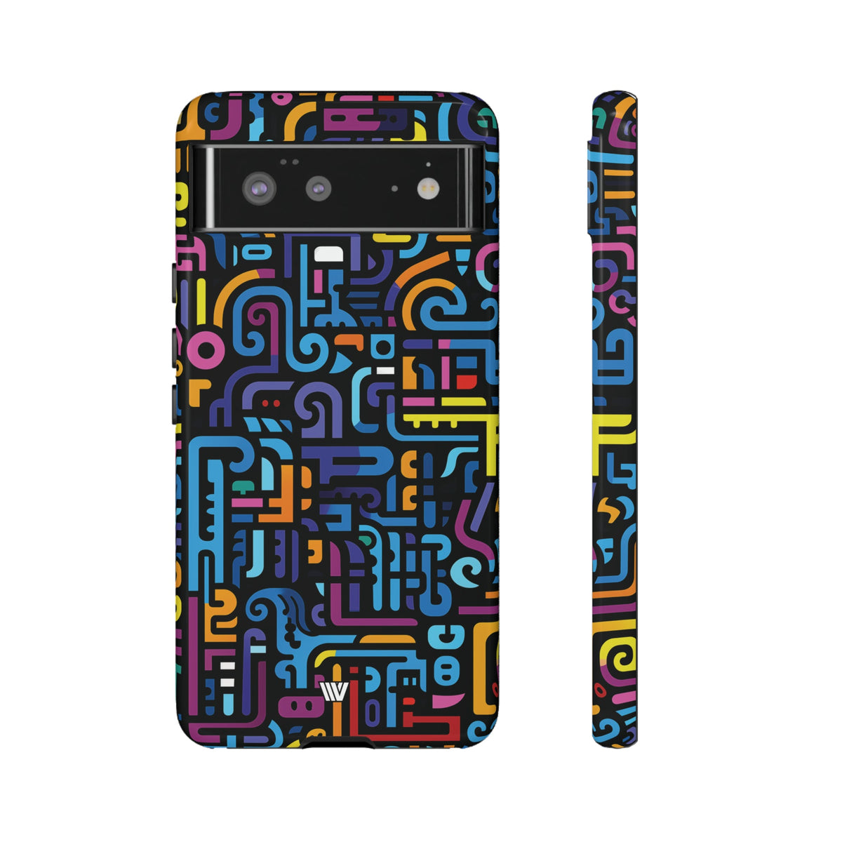 NEON GLYPHS | Tough Phone Case