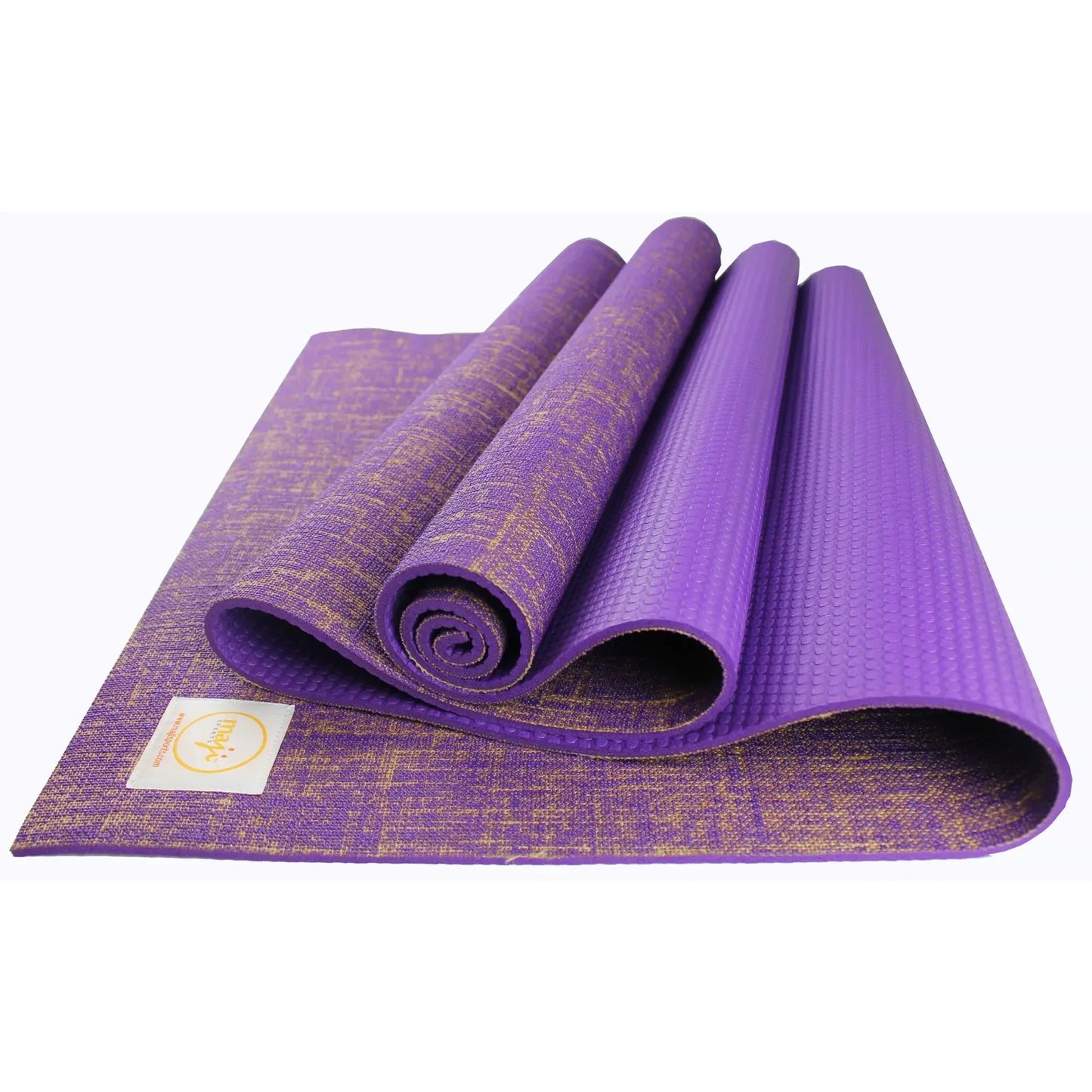 Maji Sports Jute Premium Eco Yoga Mat + Foot Massager (7.5cm x 17.5cm)