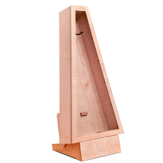 ClimaStand Triangle Humidor with Base - Flamed Maple - 🆕 New Arrivals, All Products, Products from Acoustic Remedy Cases, 🎨 Arts + Entertainment, 🎨 Hobbies + Creative Arts - Little Red General Store