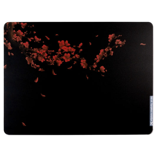 XVX SpacePad Glass Gaming Mouse Pad with Etched Surface Full Anti-Slip Rubber Base