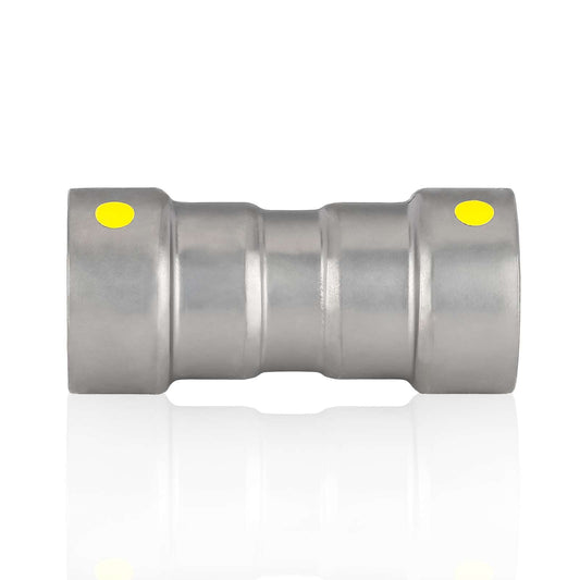 1" Carbon Press Coupling W/Stop