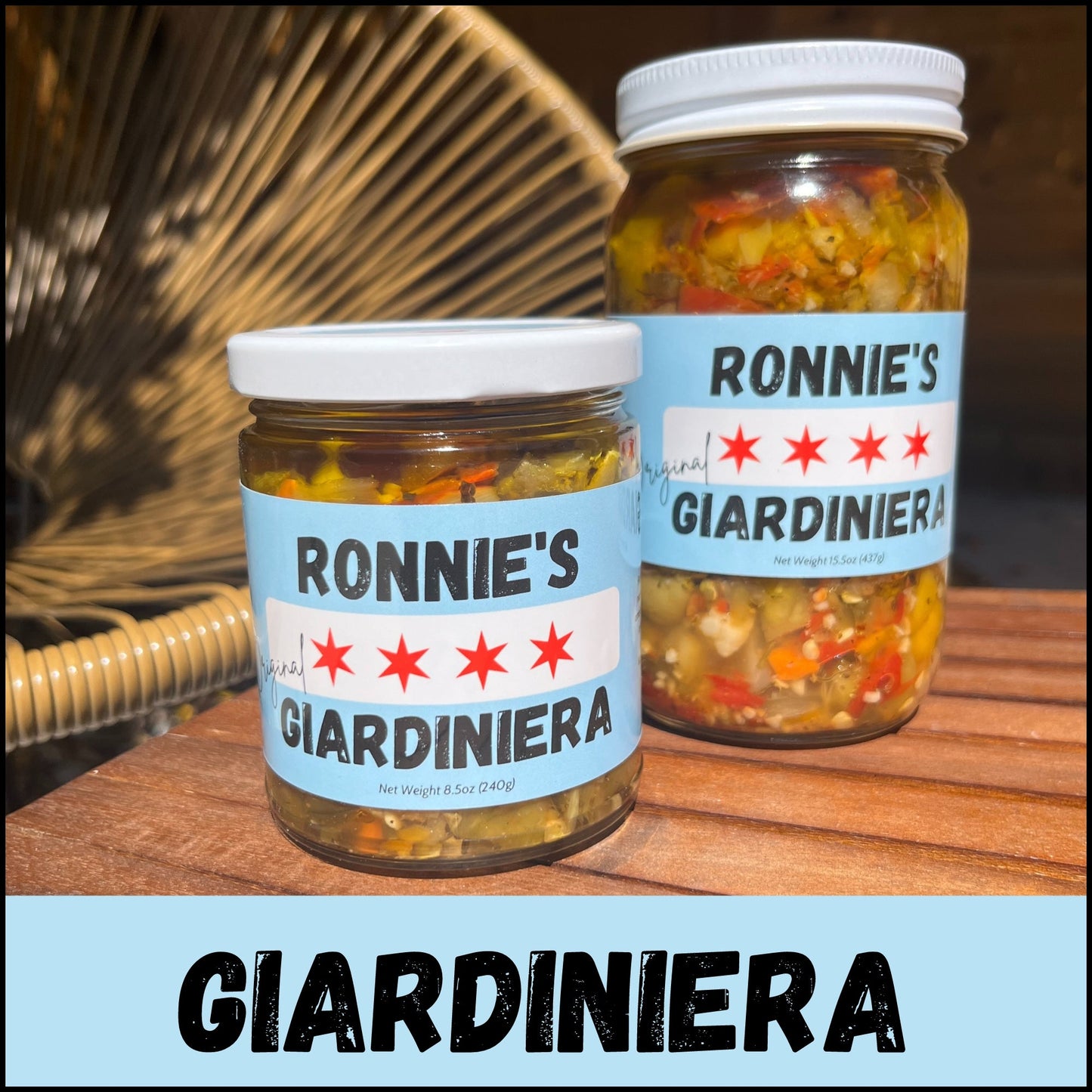 Rovente Giardiniera (Hot), 9oz