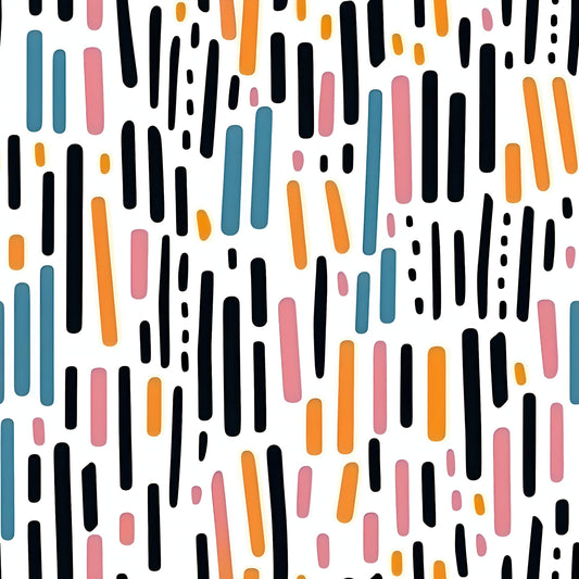 Colorful Abstract Dashes Wallpaper