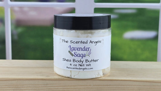 TSA Handmade Lavender Sage Whipped Shea Body Butter