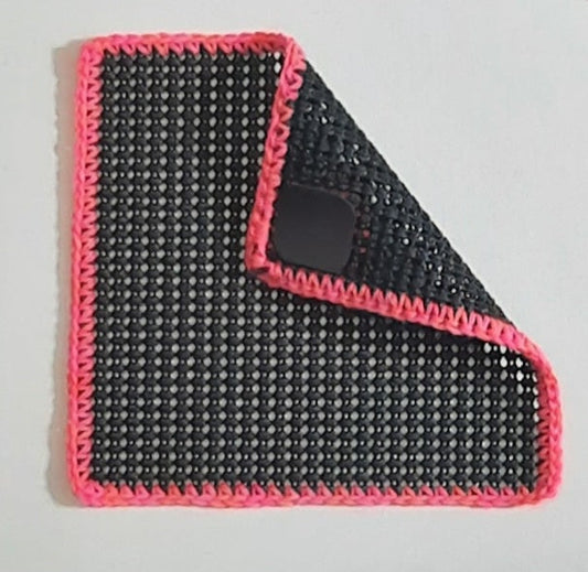 Jar Gripper with Magnet: Black/Bright Pink, Orange