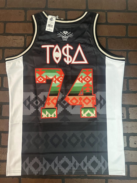 TRIBAL TISA Black Headgear Classics Basketball Jersey ~Never Worn~ L