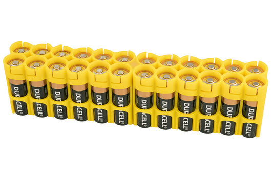 24 AA Pack Battery Caddy (Yellow)