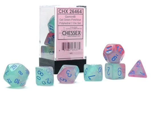 Gemini® Polyhedral Gel Green-Pink/blue Luminary™ 7-Die Set / 16mm / 12mm