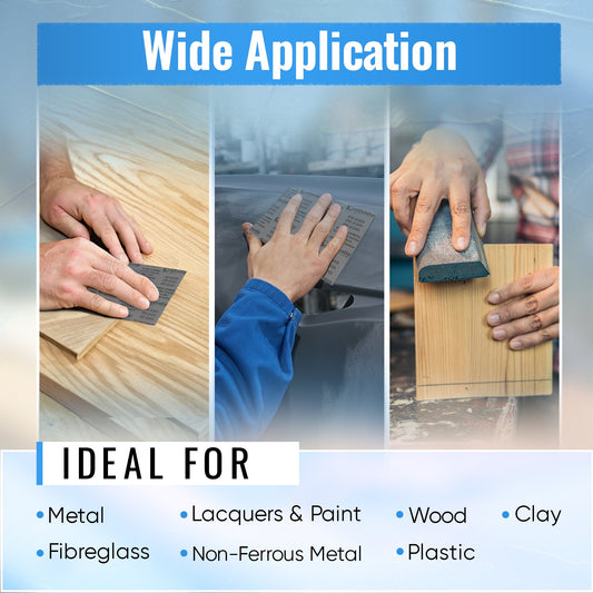 800 Grit Sandpaper Sheets – 100 Pack, 9x11 in, Wet or Dry Use