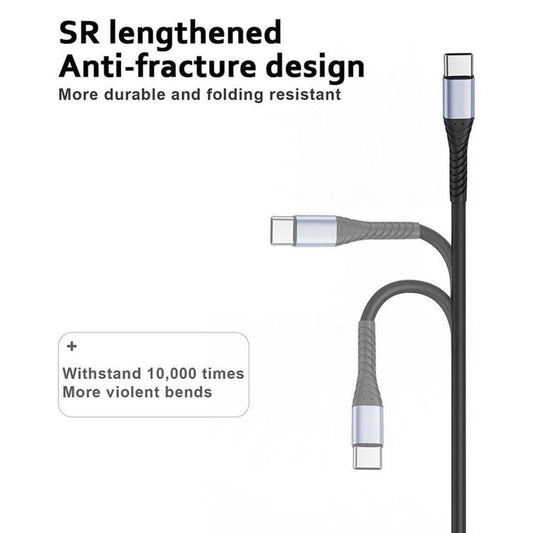 ReHisk High-Speed USB-C to USB-C Cable 3Ft, 10 Packs