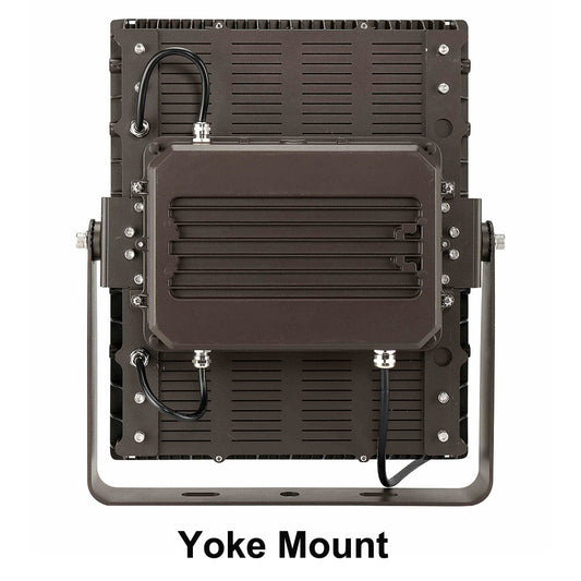 350W LED Flood Light with Trunnion Mount, 5000K 42000LM IP65 Waterproof Outdoor LED Work Stadium Lights, High Voltage/Photocell Optional UL DLC Listed