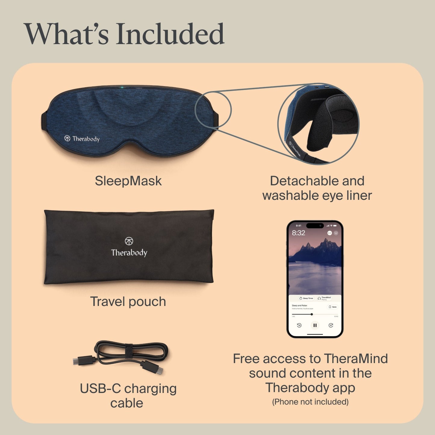 Therabody Therapeutic Sleep Mask SM0004081-1A30