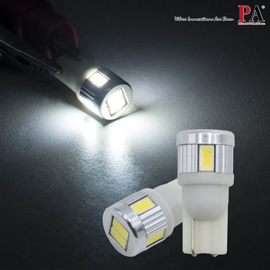 Fit for 1999-2004 Mustang GT custom LED License Plate Light Bulbs T10 194 168 | White (2 Bulbs)