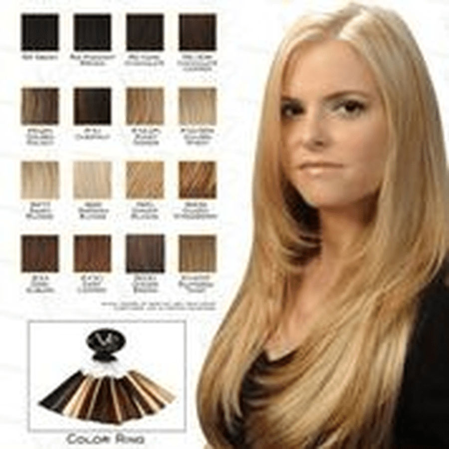 VIP Collection Synthetic Clip-In Extensions / Pearl Style