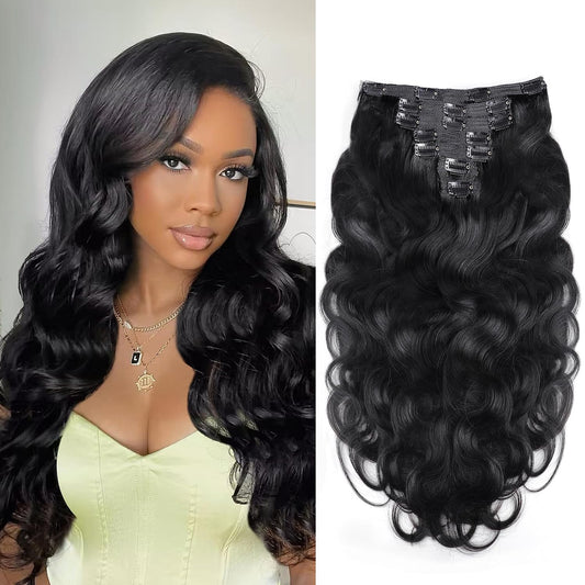 VIP Clip Extensions/ Body Wave 18" 140 grams - ClipeX System