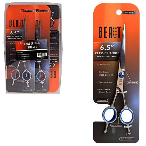 BEAUT CLASSIC HANDLE HAIRDRESSING SHEARS W/ TENSION KNOB PC