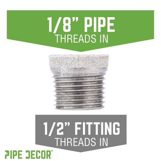 1/2 in. x 1/8 in. Galvanized Iron Bushing
