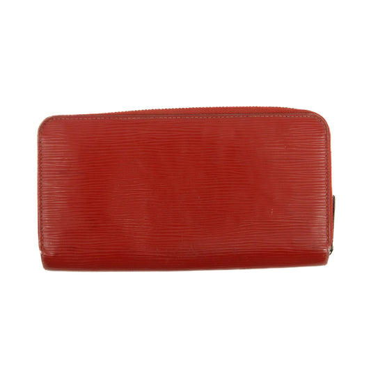 Louis Vuitton Red Epi Zippy Long Wallet #3120