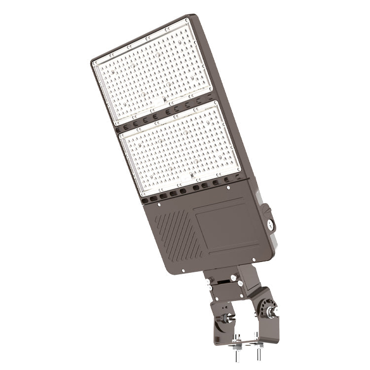 LED Parking Lot Light With Built-in Photocell 90W 120W 150W 200W 240W 320W Tunable 5000K 100-277V IP65 Outdoor LED Shoebox Pole Lights