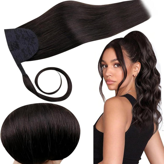 VIP PONYTAIL / Silky 18" 100% Human Hair
