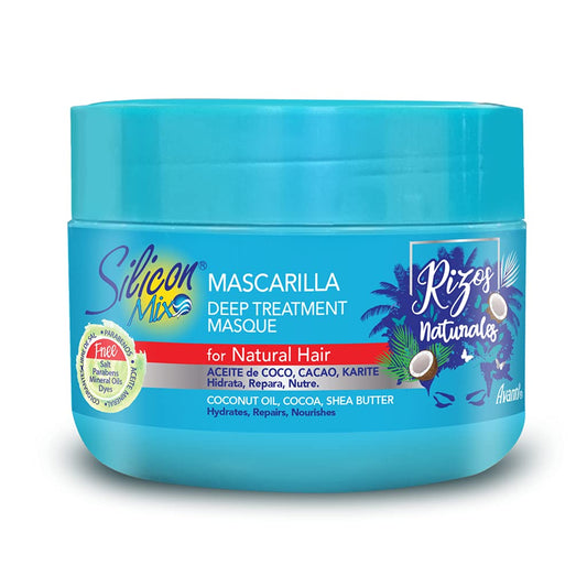 Silicon Mix Rizos Natural Hair Mask for Natural Wavy and Curly Hair - Intensive Moisturising Hair Mask