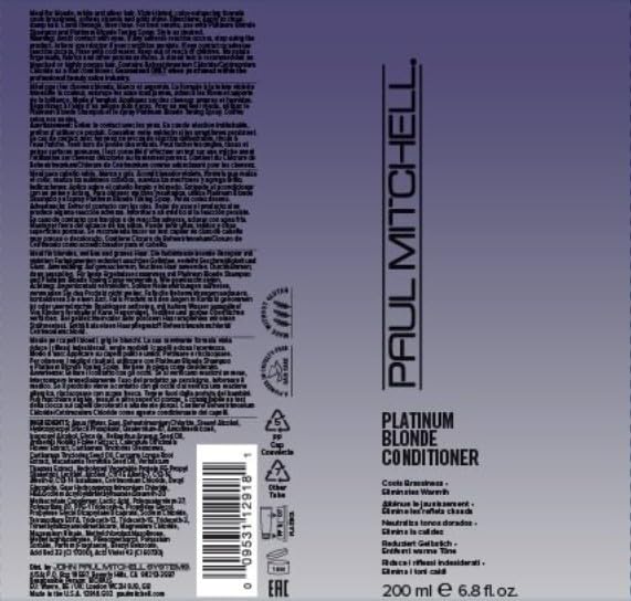 Paul Mitchell Platinum Blonde Purple Conditioner