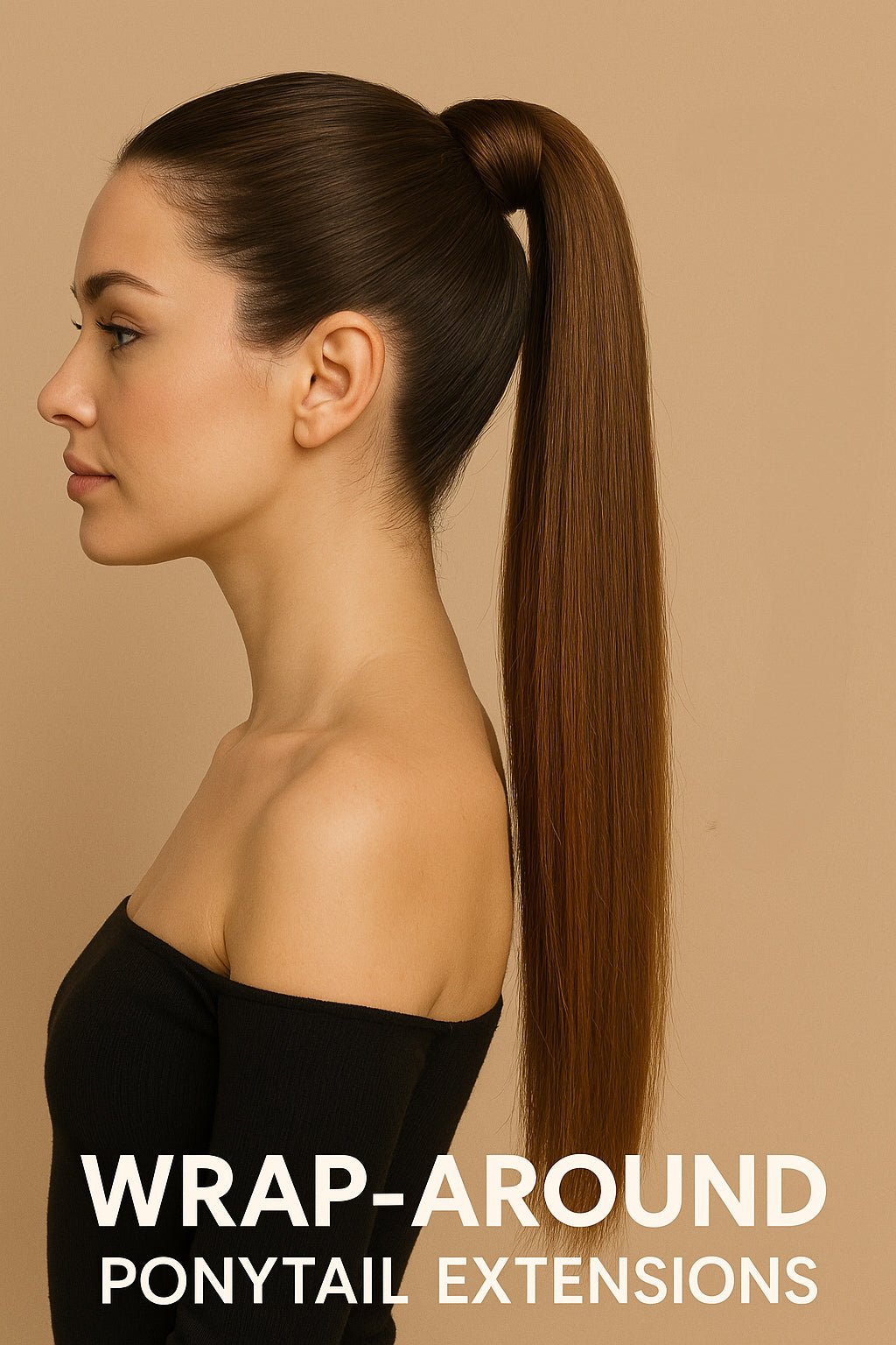 VIP PONYTAIL / Silky 18" 100% Human Hair