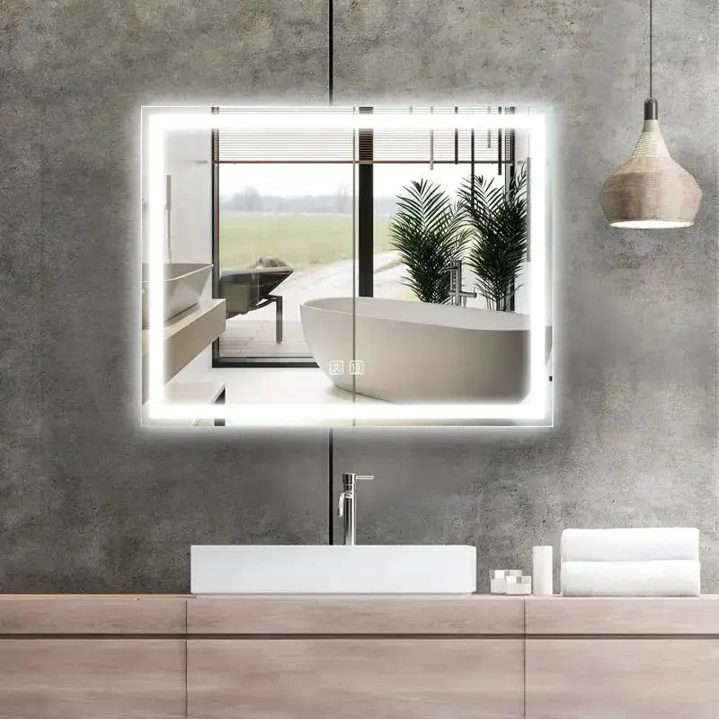 24 x 32 Inch Center Glow LED Bathroom Mirror