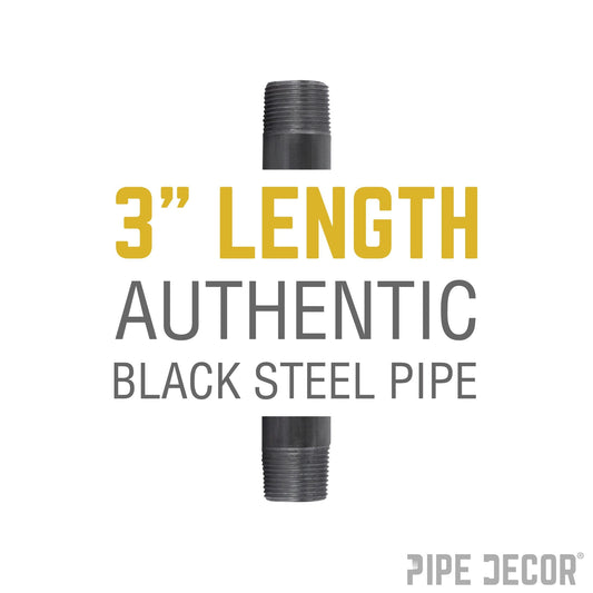 2 in. x 3 in. Black Pipe