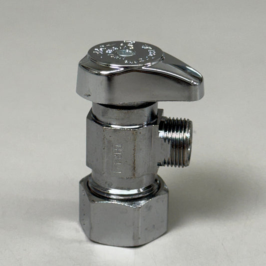 BRASS CRAFT (New) 1/2" Compr. Angle Stop Valve
