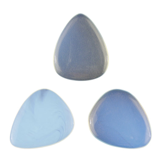Opalite Gemstone Guitar Or Bass Pick - 3.0 mm Ultra Heavy Gauge - 351 Shape - Specialty Handmade Exotic Plectrum