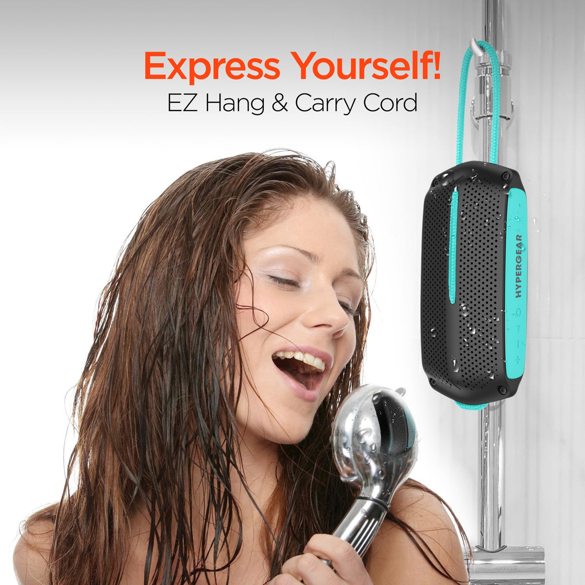 HyperGear Wave Water Resistant Wireless Speaker with Extended Battery Life (WATER-PRNT)