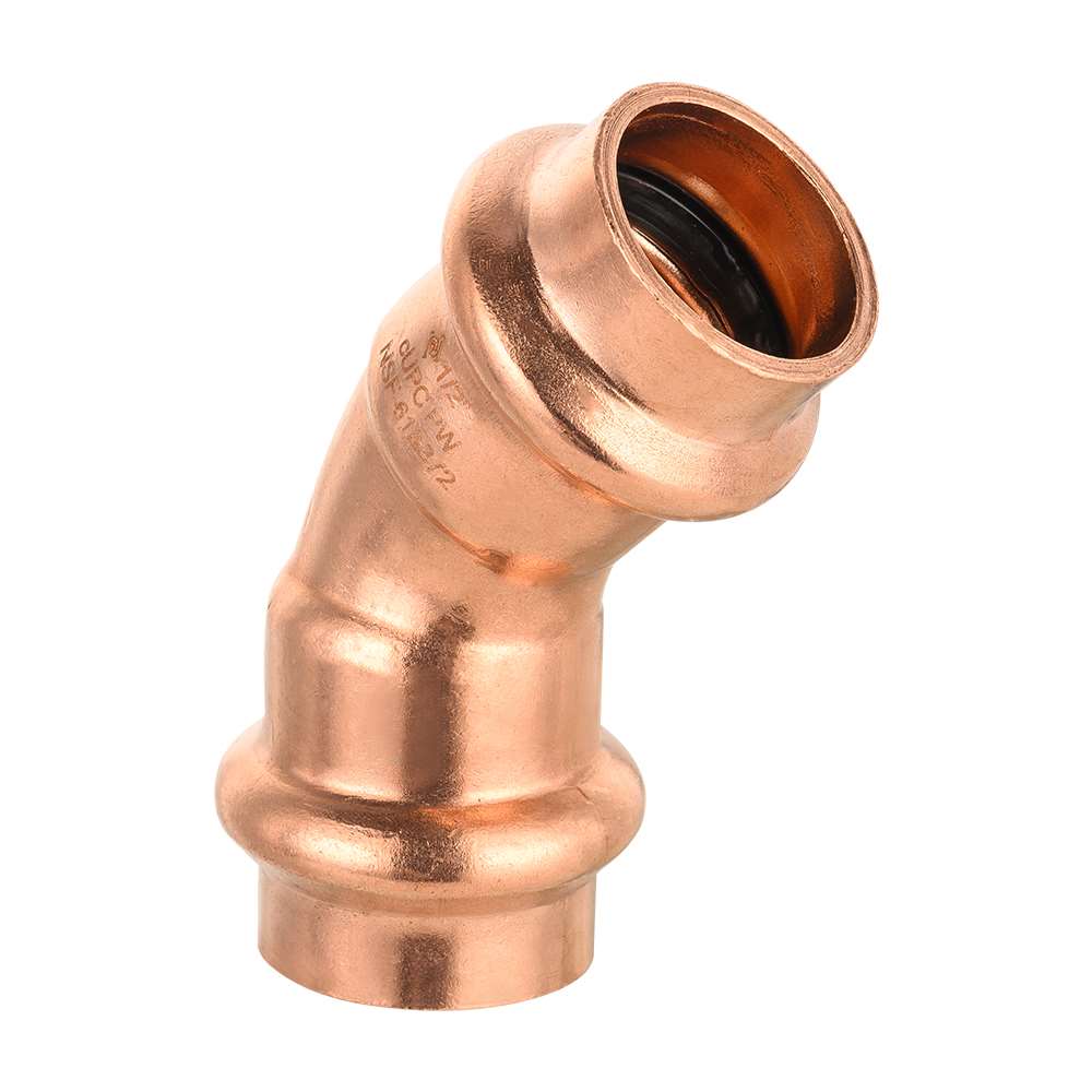 1/2" Press Copper 45° Elbow (Lead Free)