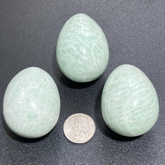 Amazonite Crystal Egg Polished Carving Wholesale Gemstone Decor