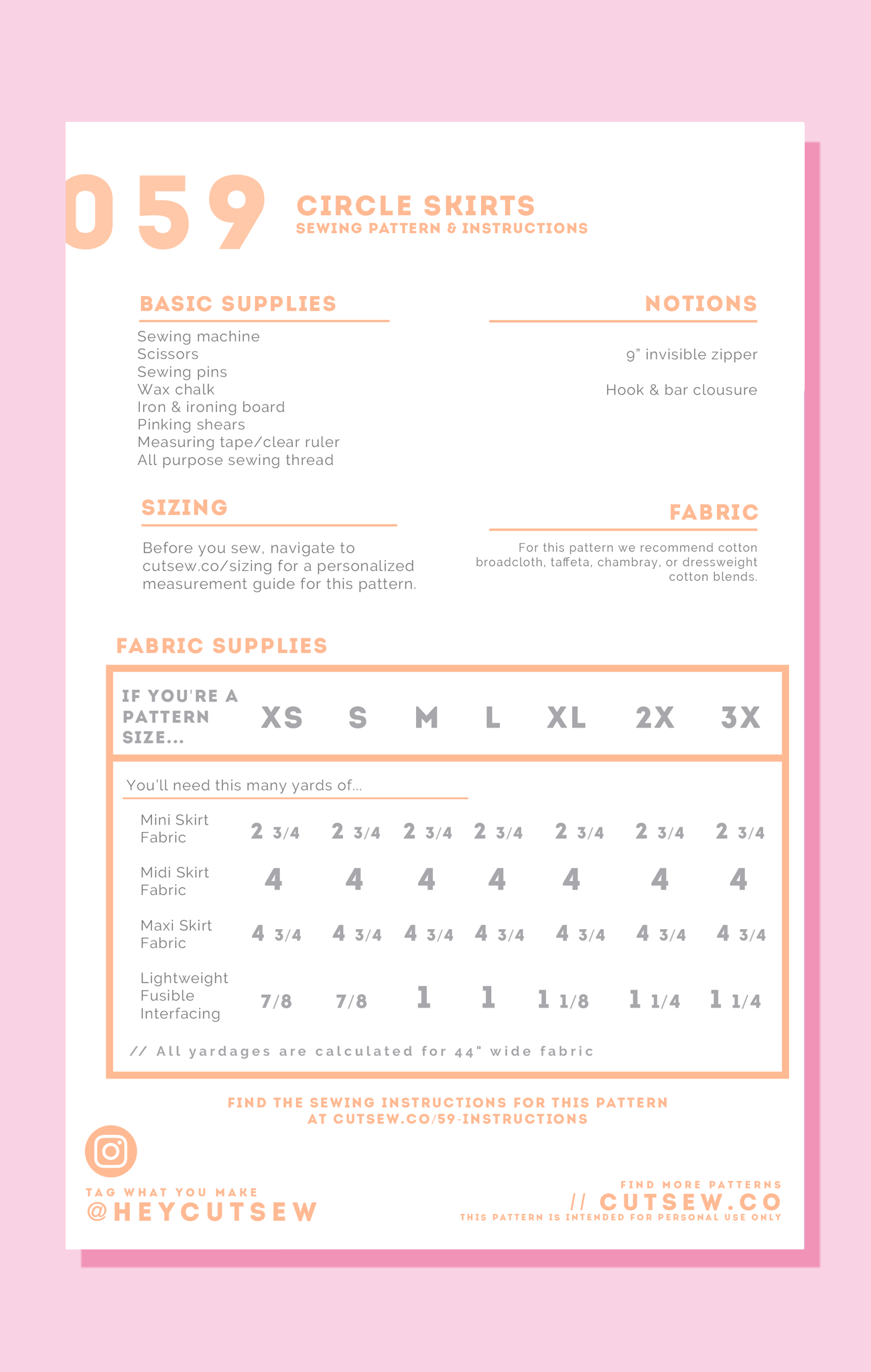 059 // CIRCLE SKIRTS