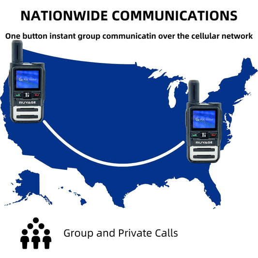 Ruyage Radio Nationwide PTT Walkie-Talkie(X10)