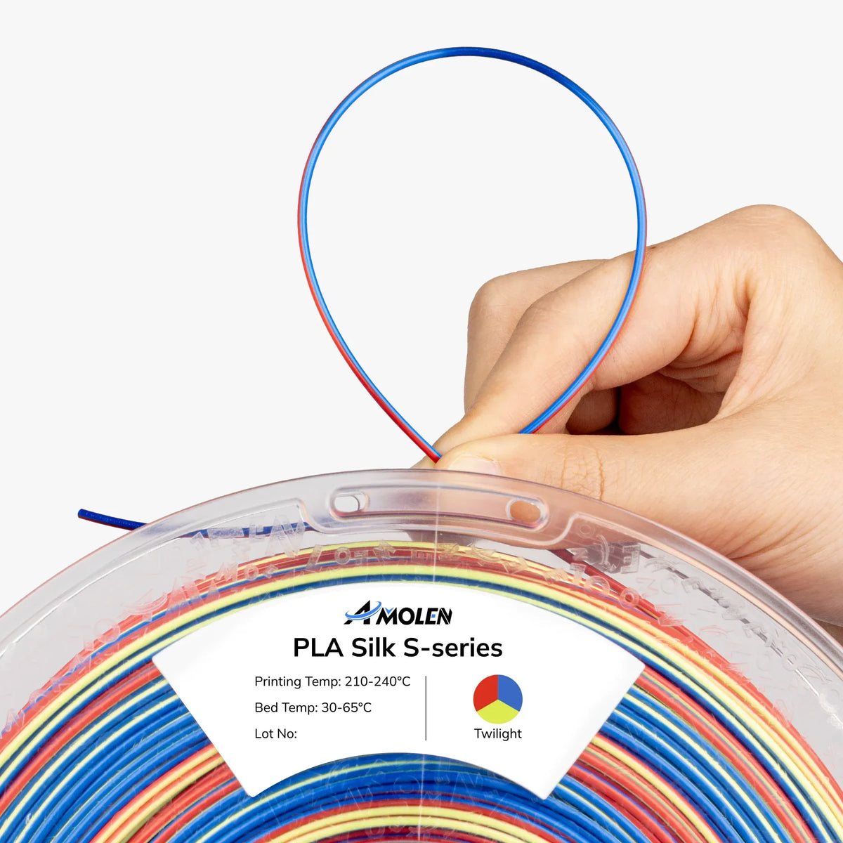 PLA Silk S-Series Filament 1.75mm, 1KG/2.2LB