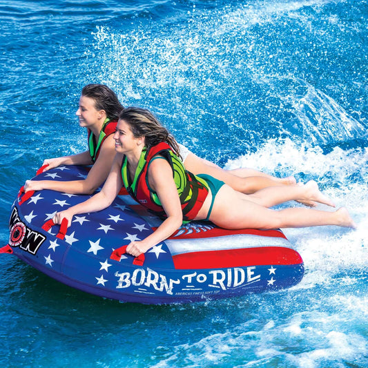 WOW Sports Born To Ride 2P Towable (20-1010)