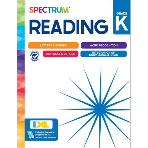 Spectrum Reading Workbook, Grade K