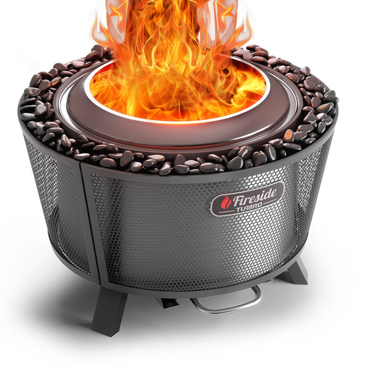 Fireside Pluto R29 Outdoor Fire Pit - Painted Black