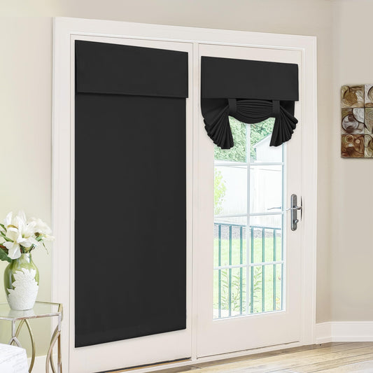 Blackout Door Curtain, Thermal Insulated, 26x80 Inch