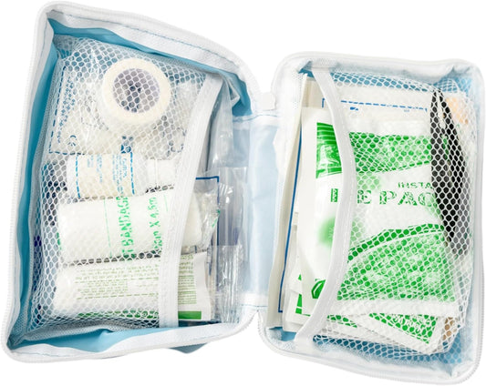 Country Living 50-Piece Pet Travel First Aid Kit for Emergencies, Safety, Adventure & On-the-Go Pet Care