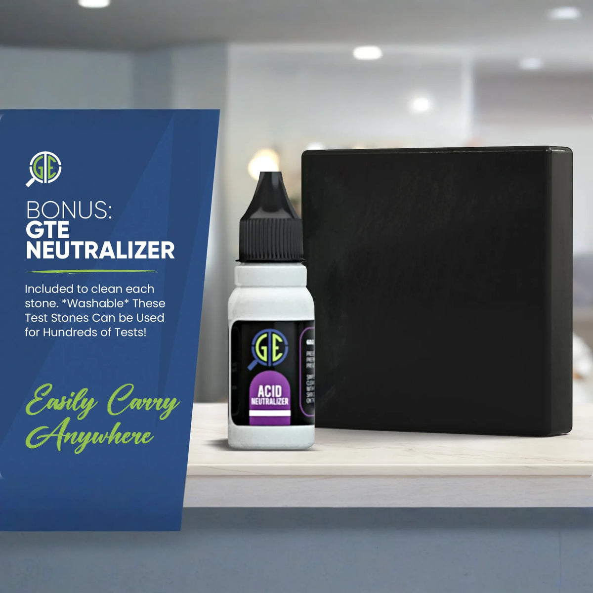 GTE Complete Gold, Silver, & Platinum Jewelry Testing & Appraisal Kit – Professional Grade