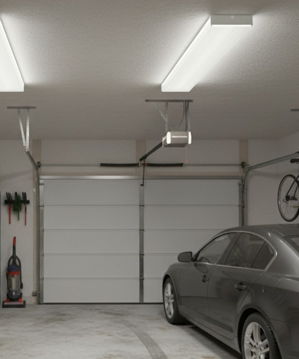 49"W Prismatic Wraparound 1-Light Integrated LED Light LightStrip Ceiling Light Fixture by RP Lighting
