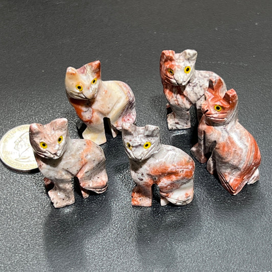 Small Soapstone Animals Carvings (Packs of 10) Wholesale Miniatures