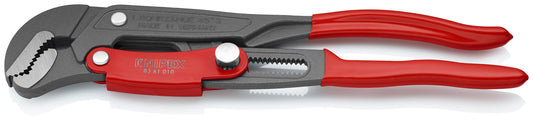 Knipex Rapid Adjust Swedish Pipe Wrench Pliers S-Type 13" 83 61 010