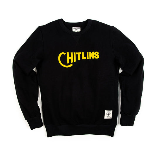 Cotton Club - Chitlins Sweatshirt in Black & Gold